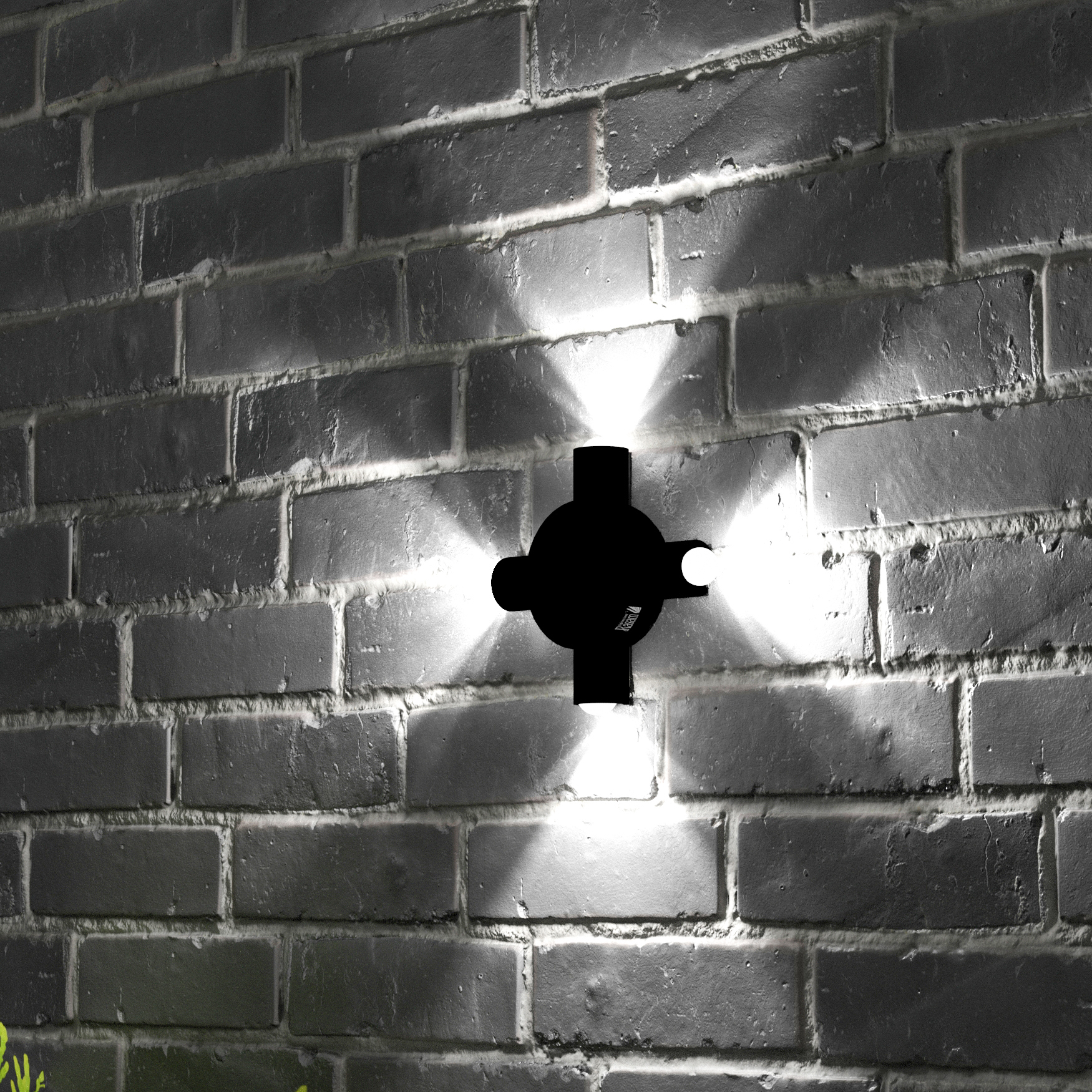 204-4 دکوراتیو گرد لوله بلند لنز محدب چهار طرفه (RL204-4) - Image 1