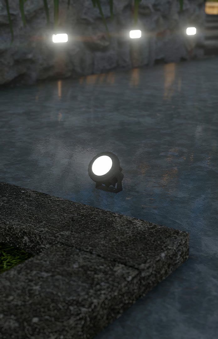 651 چراغ چمنی 5 وات رسام (RL651) IP66 - Image 1