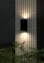 دکوراتیو مربع دو طرفه لامپ خور(RL208-2 SQ)