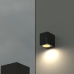 دکوراتیو مربع یک طرفه لامپ خور (RL208-1 SQ)