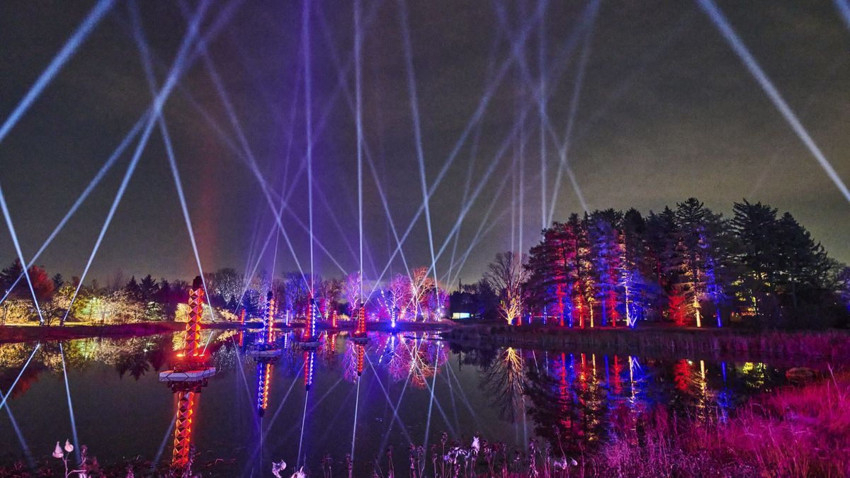 نورپردازی در محوطه